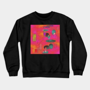 Alien Symbols -Available As Art Prints-Mugs,Cases,Duvets,T Shirts,Stickers,etc Crewneck Sweatshirt